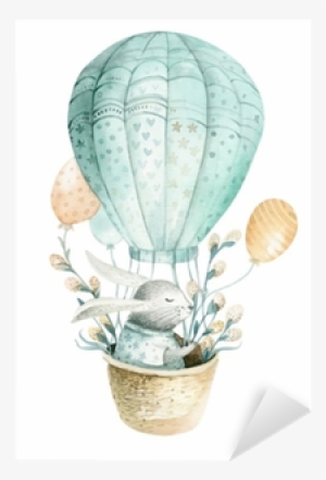 Cute Baby Rabbit Animal, Forest Illustration For Children - Watercolor Bunny #2451284