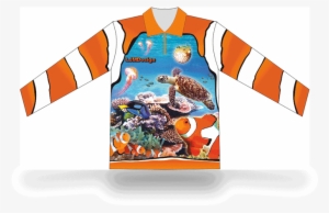 About Kids Wear Fishing Shirts - Ocean View Shower Curtain #2451618