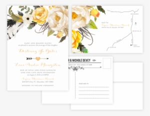 Wedding Invitations Utah - Garden Roses #2452089