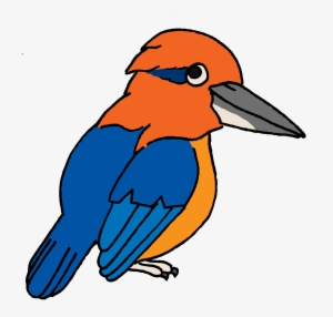Cartoon Guam Kingfisher - Kingfisher Cartoon Png #2452139