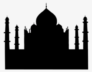 Taj Mahal Black And White #2452463