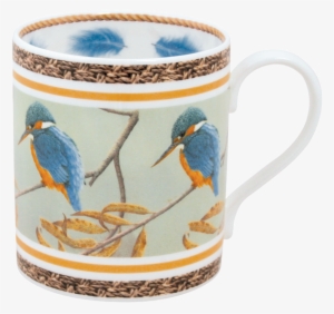 Kingfisher Mug In Fine Bone China - Robert Fuller - Kingfisher Bone China Mug #2452507