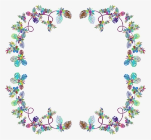 Floral Design Line Art Remix Typeface News - Clip Art #2452667