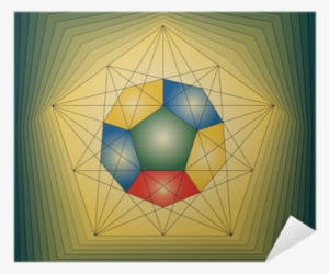 Colourful Logo In A Shape Of Pentagon And Dodecahedron #2452970