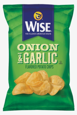 Potato Chips Onion & Garlic - Wise Onion And Garlic Chips #2454481