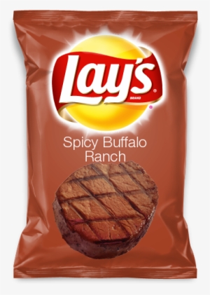 Spicy Buffalo Ranch Go To The Page And Like The Flavor - Lays Potato Chips, Salt & Vinegar Flavored - 2.75 #2454540