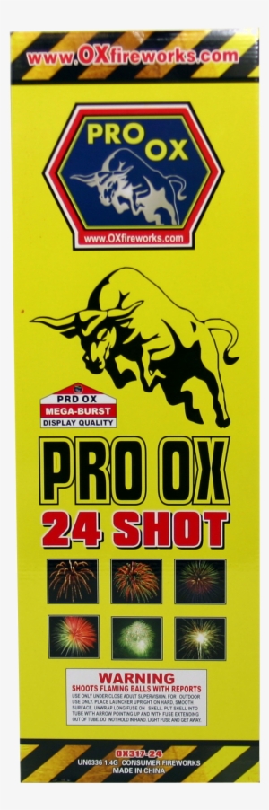 Pro Ox 24 Shot 24 Pack - Angry Bull Baby Onesies #2454742