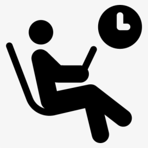 Waiting For Flight Vector - Waiting Logo #2455270