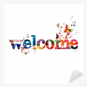 Colorful Welcome Vector Background With Butterflies - Quiz Creative #2456831