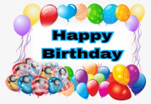 Cute Birthday Wishes For Best Frends To Wish Happy - Happy Birthday Blessings With Balloons #2457064