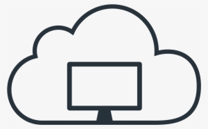 Cloud Web Hosting - Line Art #2458378