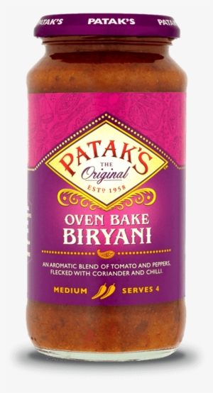 Oven Bake Biryani Sauce - Pataks Biryani Cooking Sauce #2458683