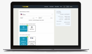 Open Laptop With Western Union Transaction Page - App Medical Crm #2458939