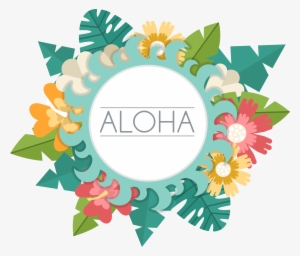 Tropical Leaf Title Box - Tropical Leaves Circle Png #2459162