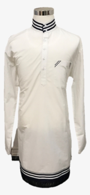 Mens White Traditional Top - Tunic #2459315