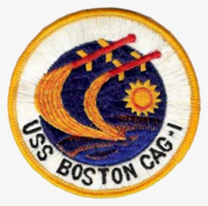 Uss Boston Jacket Patch 1958 - Uss Boston Cag 1 Patch #2461324