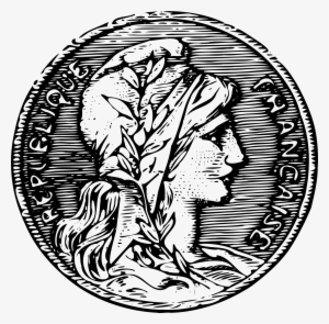 French Franc Bronze Clip Art Library Download - French Money Clipart #2462428