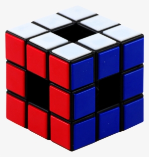 Void Cube - 3x3x3 - Black Body - Tiles - Hollow Rubik's Cube #2462831