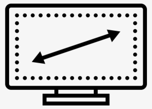 It's A Drawing Of A Computer Monitor Or T - Cadre Icône #2462869 It's A Drawing Of A Computer Monitor Or T - Cadre Icône #2462869