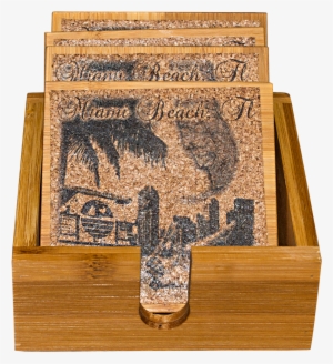 Hcc-0205 Cork Coasters Set - Square Coaster Set #2464081