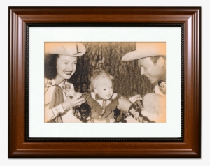 Framed Picture Of Dale, Robin And Roy Rogers - Picture Frame #2464541