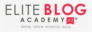 Eba® Logo With Subtitle - Elite Blog Academy #2465039