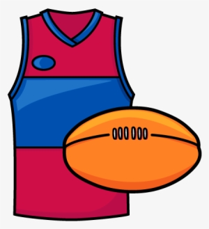 X1 Football Per Auskicker - Cartoon Football Afl #2465750