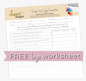 Free Logo Branding Worksheet - Alle Kleuren Van De Wereld #2468017