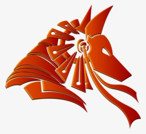 Ancient Egypt Red Orange - Anubis Logo Png #2468792