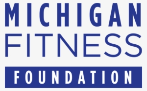 Blue - Michigan Fitness Foundation Logo #2468890