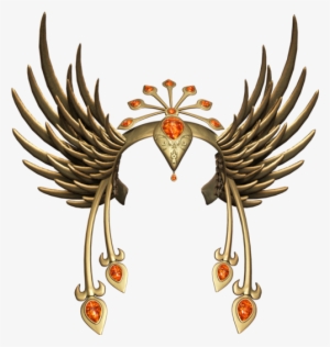 Queen Princess Goddess Hair Head Crown Gold Yellow - Illustration #2469012