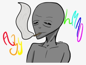 Ayylmao By Chronological Rising - Ayy Lmao Alien Drawing #2469535