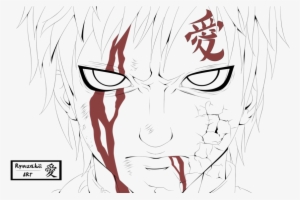 Png Freeuse Stock Collection Of Free Gaara Drawing - Gaara #2469968