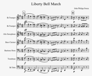 Liberty Bell March Sheet Music Composed By John Philipp - Spongebob Squarepants Theme Clarinet #2470553