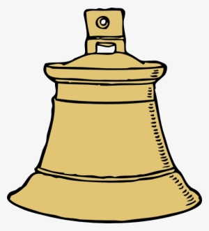 Gold Bell Svg Clip Arts 540 X 598 Px #2470604