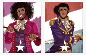 Ruby-nerdd - Tumblr - Com - Did These 2 Drawings Of - Hamilton Lafayette And Jefferson #2470670