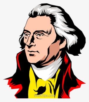 Thomas Jefferson Royalty Free Vector Clip Art Illustration - Thomas Jefferson Png #2470865