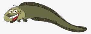 Transparent Eel Cartoon - Eel Clipart #2470939