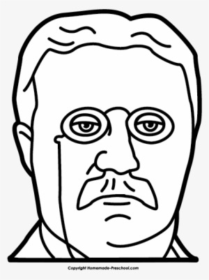 Social Studies Unit - Teddy Roosevelt Easy To Draw #2471111