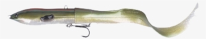 50258 3d Hard Eel Tail Bait 17cm 40g 10 Green Silver - Savage Gear 3d Hard Eel 17cm - Green Silver 17cm 40g #2471597