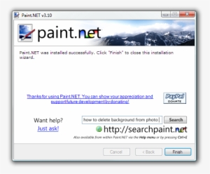 Net Install Donation Dialog - Paint Net #2472505