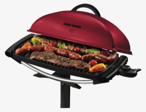 New George Foreman Ggr201rau Indoor/outdoor Bbq Grill - George Foreman Bbq Grill #2472670
