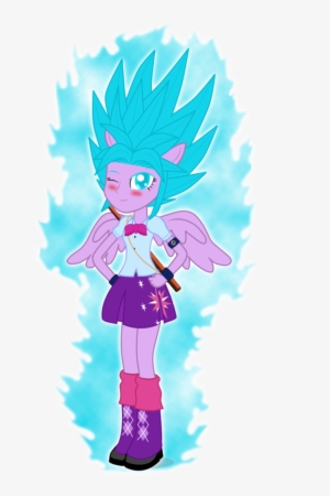 Gonzalossj3, Dragon Ball Z, Equestria Girls, Goku, - Twilight Sparkle Super Saiyan God #2473184