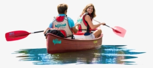 Discover The Most Beautiful Canoe River In Germany - Person In Canoe Png #2473285