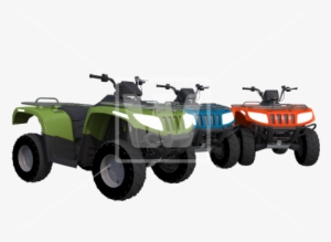 Three Atv Bikes Isolated - Nurol Ejder #2473434