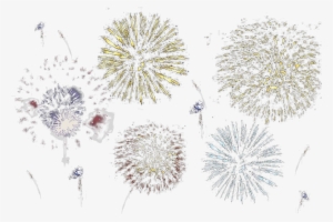 Fireworks Set Circle - Prata Fogos De Artificio Png #2473825