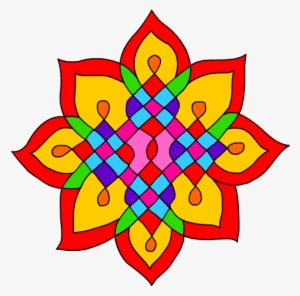 Clip Transparent Pattern - Rangoli Design Clipart #2474337