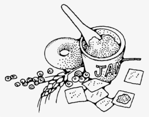 Free Vector Jam And Crackers Clip Art #2474675