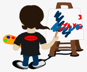 Artist Painting Hamill Clip Art - Painter Clipart #2475999