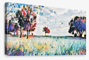 39 Landscape Tree Forest Park Leaf Grass Plant Natural - Canvas Print #2476297